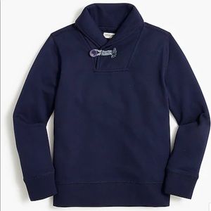 J. Crew shawl collar pullover shirt.